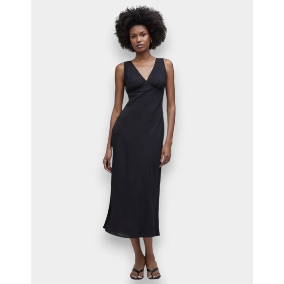 Madwell Dresses & Skirts - MADEWELL The Ariana Midi Dress Black NWT